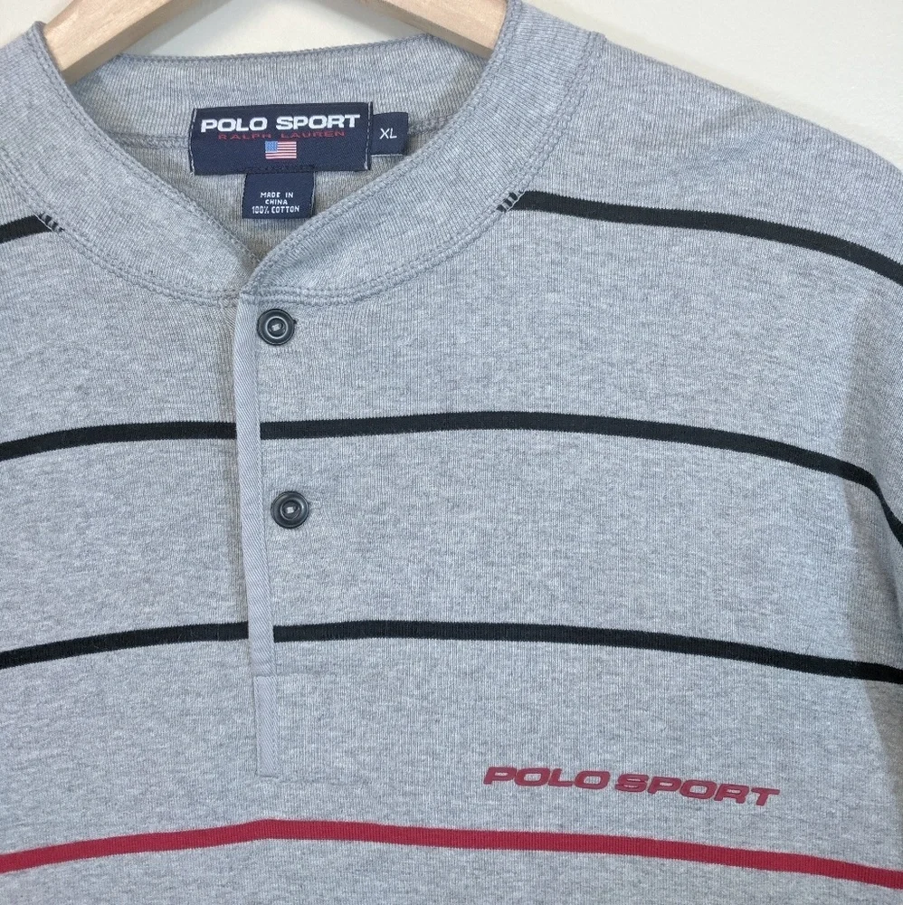Vintage 90's Polo Sport Henley